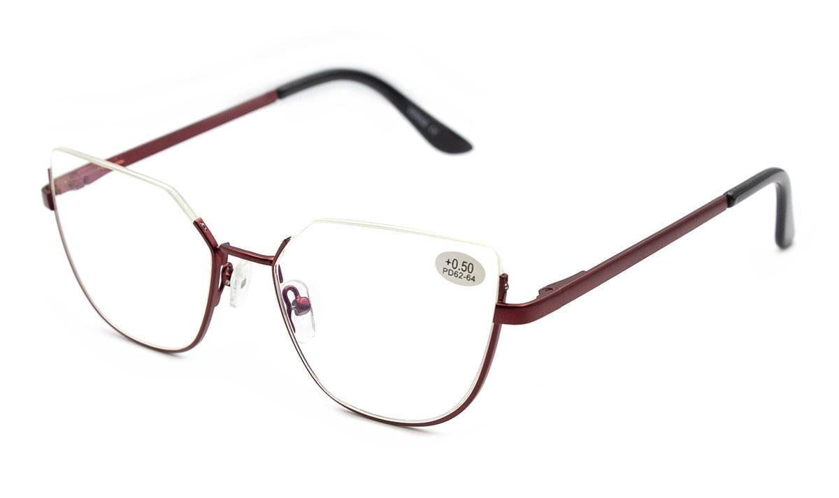 Окуляри для зору в металевій оправі Verse 321133S-C3 Blue blocker +2,25