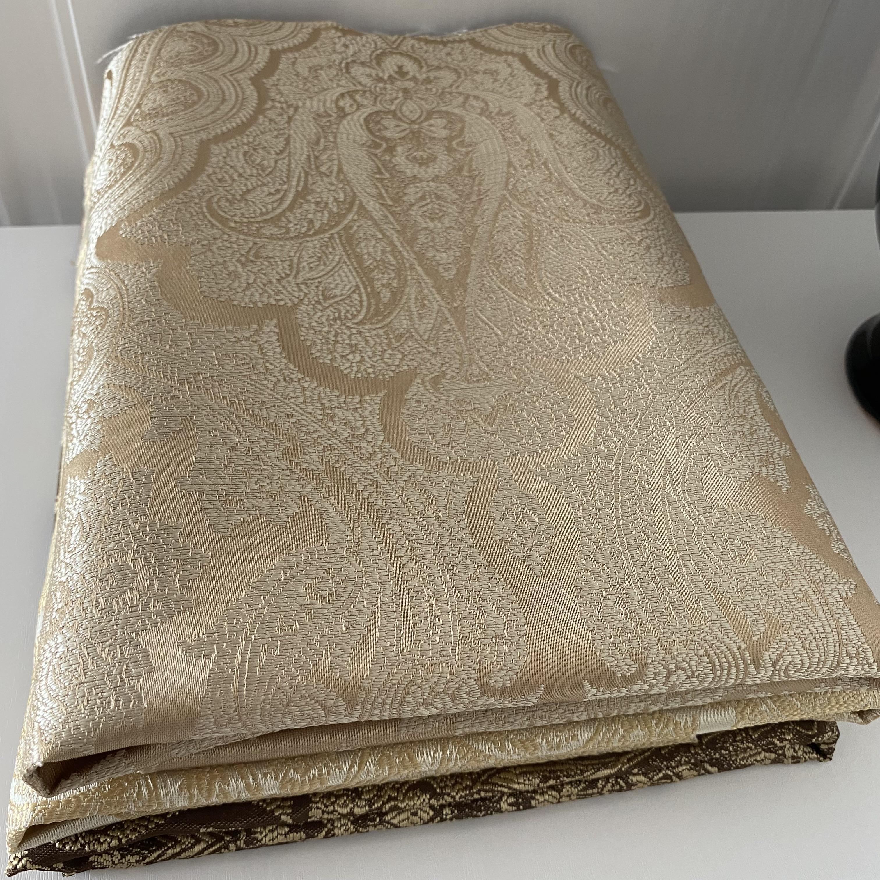 Тканина жакард Mebellini Валенсія 145 см Капучино (MTEP2000-003) - фото 2 Тканина жакард Mebellini Валенсія 145 см Капучино (MTEP2000-003) - фото 2