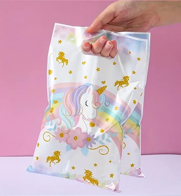 Набор подарочных пакетов для конфет Единорожка 25х16,5 см 10 шт. (24194205) - фото 3 Набор подарочных пакетов для конфет Единорожка 25х16,5 см 10 шт. (24194205) - фото 3