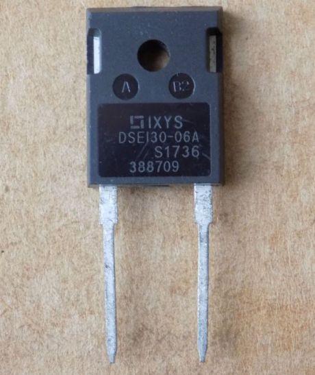 Диод DSEI30-06A DSE130-06A/TO247-2pin (52170) Диод DSEI30-06A DSE130-06A/TO247-2pin (52170)