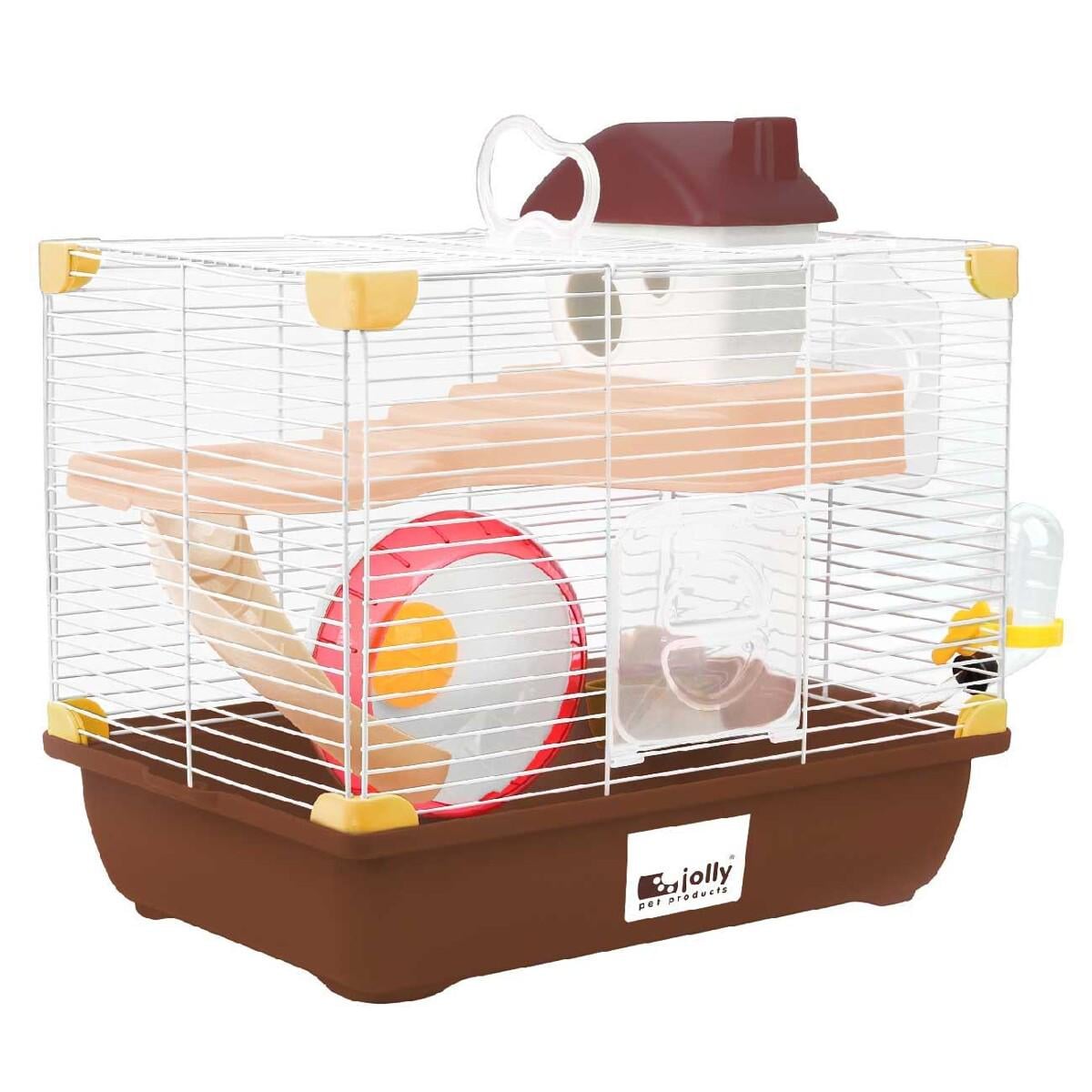 Клетка для грызунов Happet GREMI Cozzy Cottage K819 L 37x25x30 см Коричневый (5907708628343)