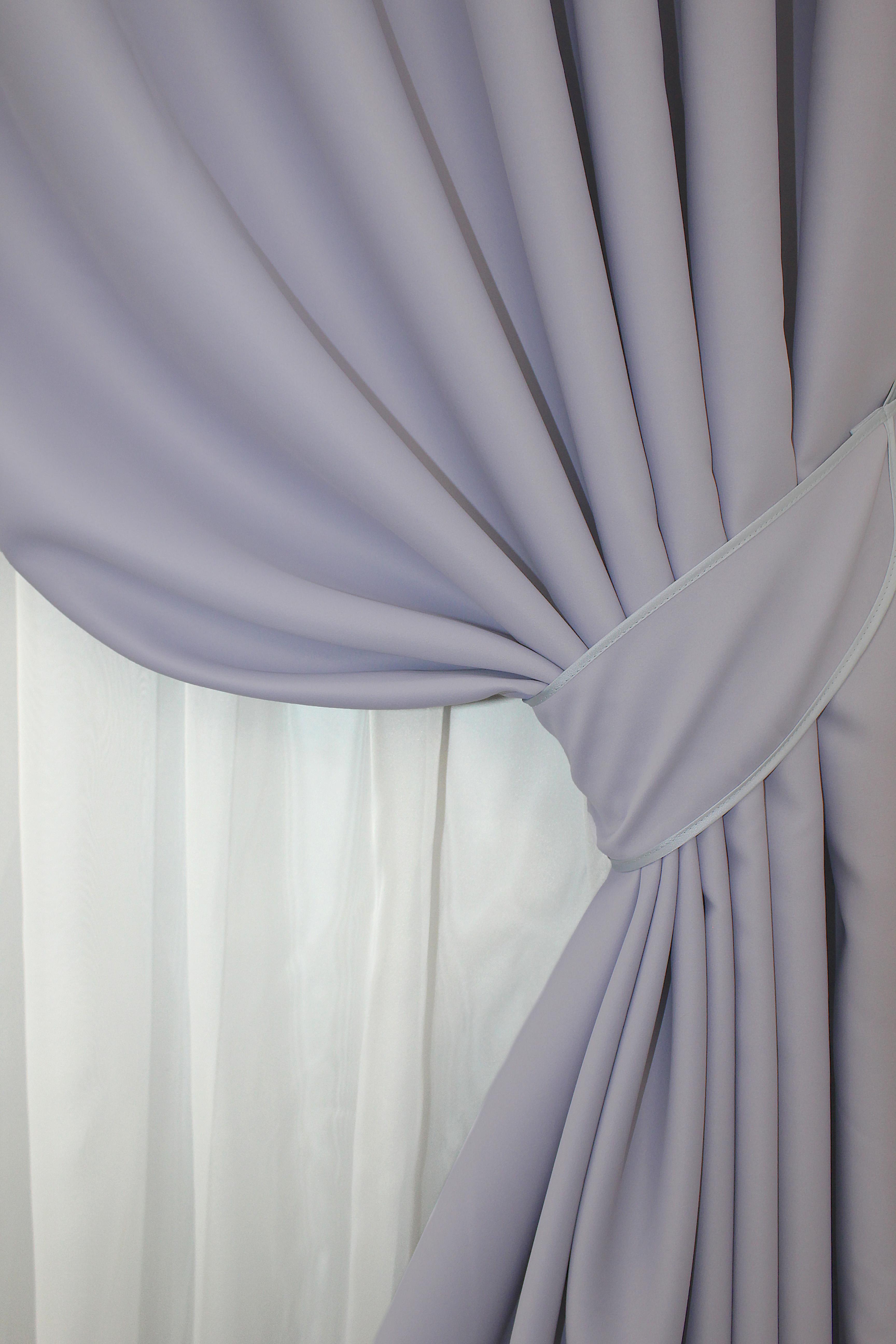 Комплект готовых штор VR-Textil Блэкаут Midnight № 1227ш 100х290 см 2 шт. Лавандовый (31-534) - фото 5 Комплект готовых штор VR-Textil Блэкаут Midnight № 1227ш 100х290 см 2 шт. Лавандовый (31-534) - фото 5