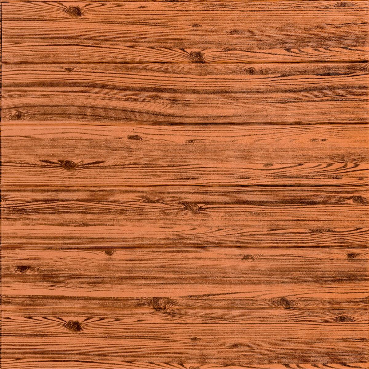 3D-панель самоклеюча декоративнадерево 082 700х700х6 мм Золоте дерево (SW-00000020)