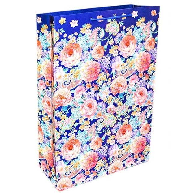 Пакет подарочный бумажный XL Flowers 35х53х14 см (TL00058-L)