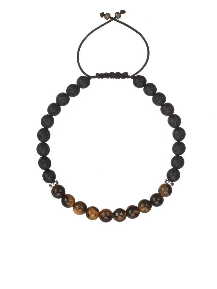 Браслет з вулканічного каменю та яшми (4774) Браслет з вулканічного каменю та яшми (4774)