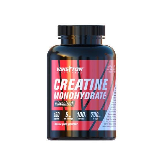 Креатин моногидрат Vansiton Creatine Monohydrate 700 мг 150 Caps