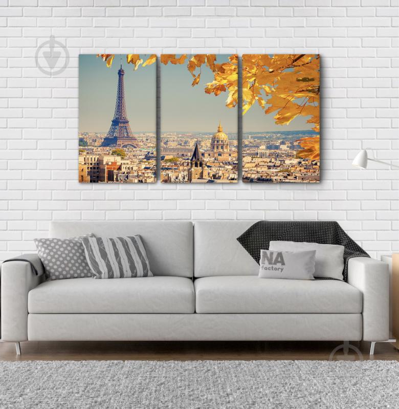 Модульна картина Poster-land Париж Осінь (53х100см) Art-49_3А