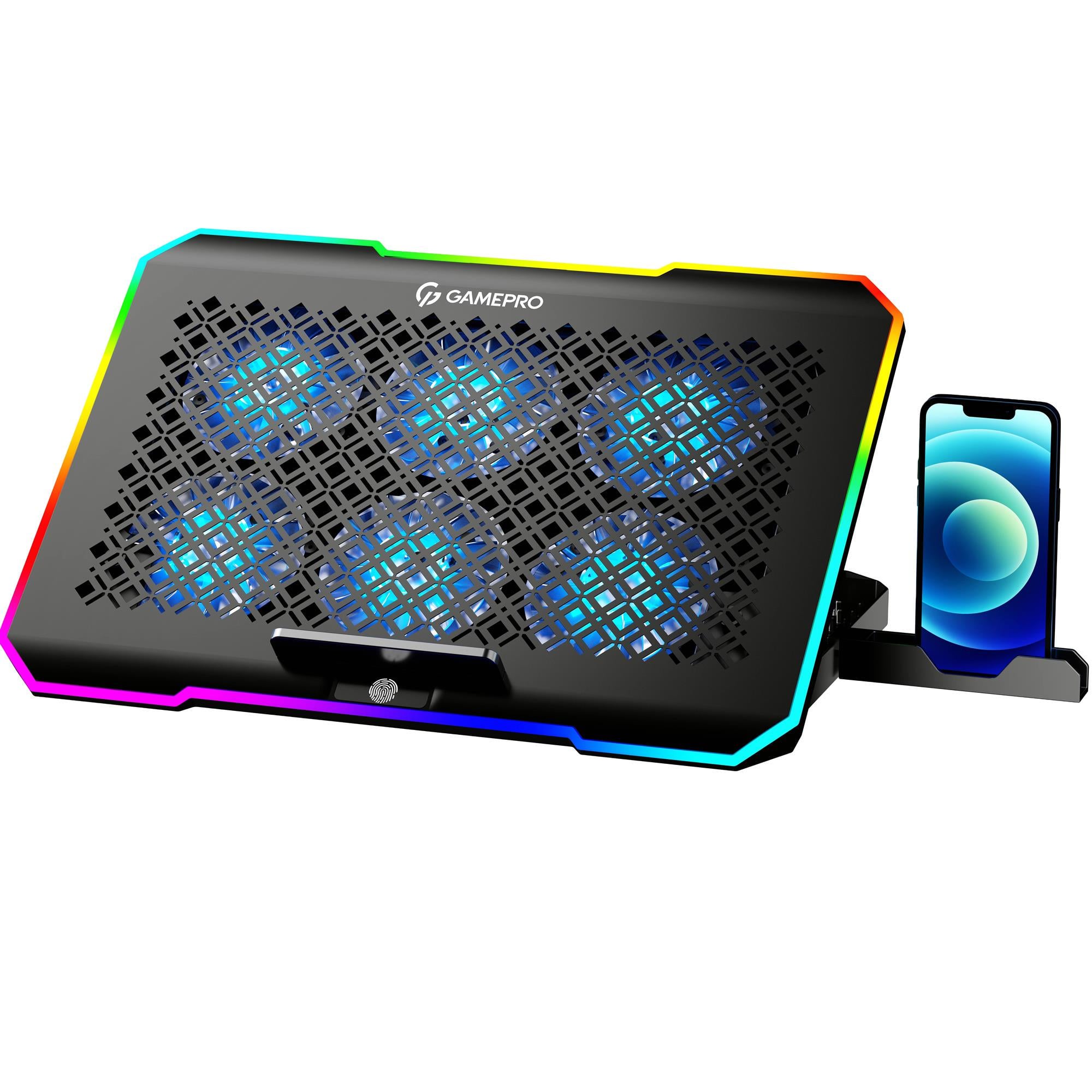 Подставка для ноутбука GamePro CP660 с охлаждением 6 вентиляторов USB Black (CP660) Подставка для ноутбука GamePro CP660 с охлаждением 6 вентиляторов USB Black (CP660)