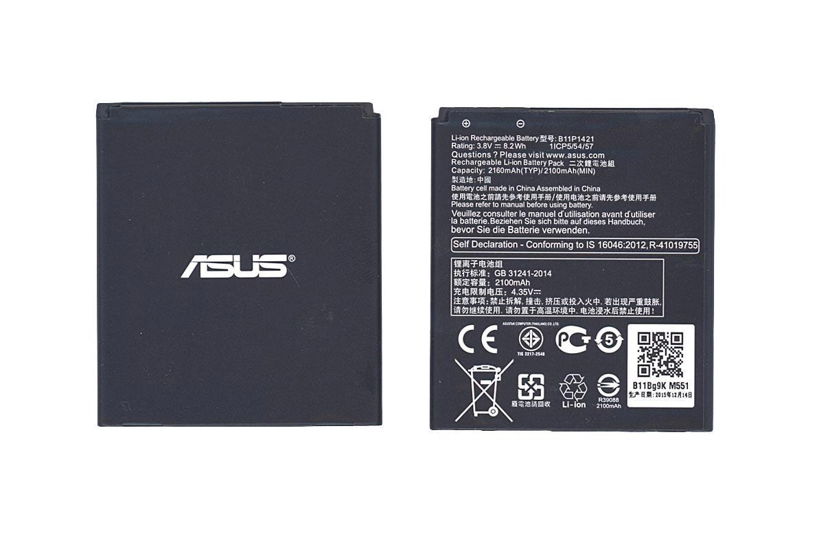 Аккумулятор для смартфона Asus B11P1421 ZenFone C ZC451CG 3,8V 2150 mAh 8,17 Wh Black