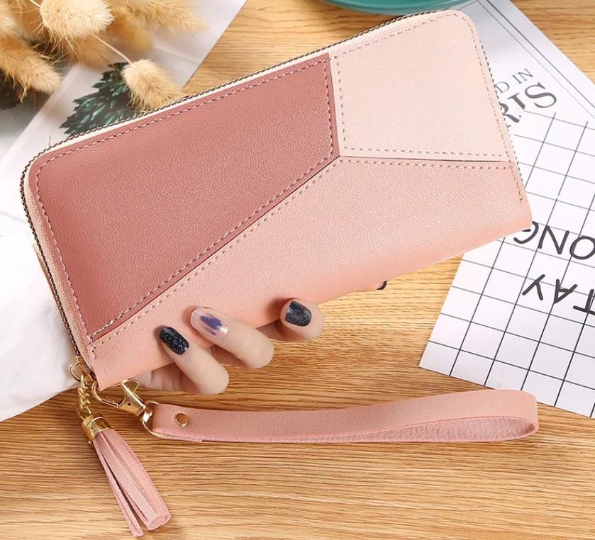 Клатч-кошелек женский Primolux Lady Wallet Pink/Brown (2045029658) - фото 2