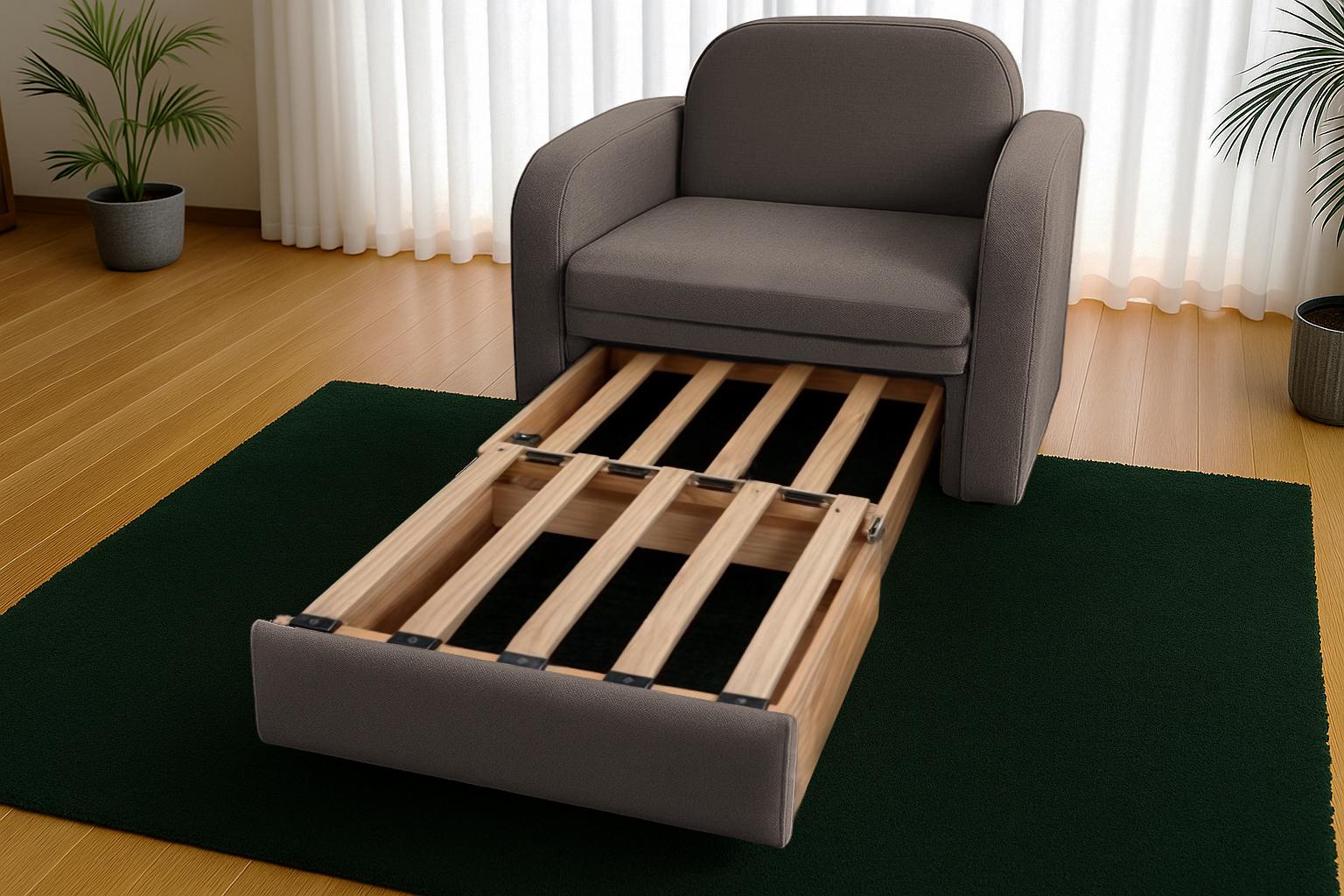 Диван-крісло м'який розкладний Tobi Sho Дрім рогожка Bahama 1140х850х730 мм 9/Капучино - фото 3 Диван-крісло м'який розкладний Tobi Sho Дрім рогожка Bahama 1140х850х730 мм 9/Капучино - фото 3