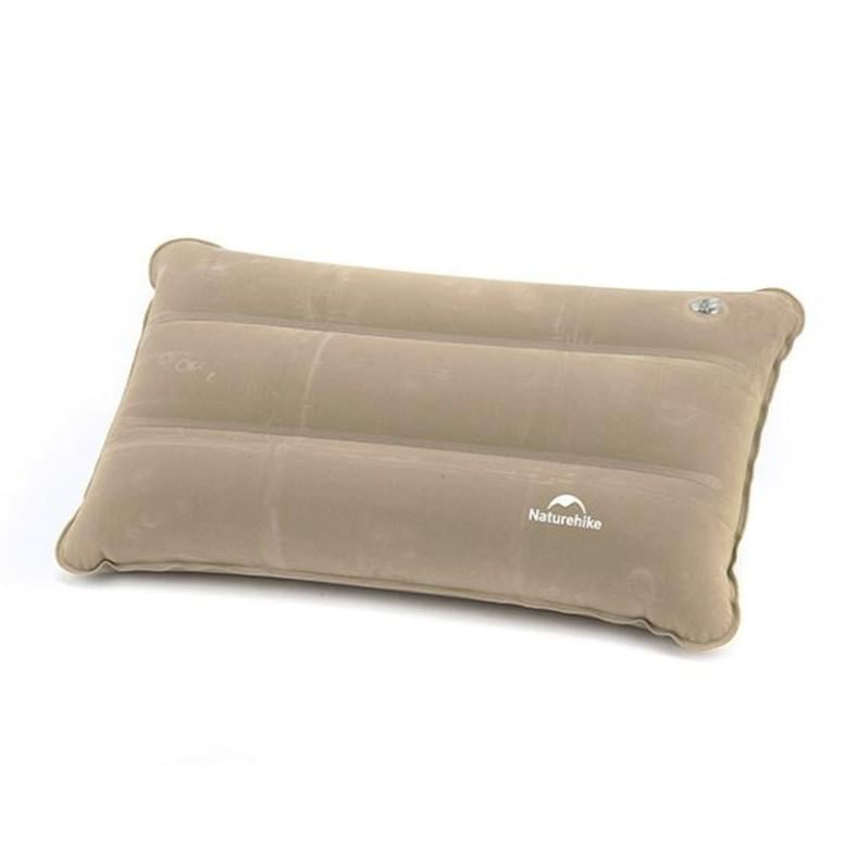 Подушка надувная Naturehike NH18F018-Z ПВХ 44x27 см 85 г Beige (6977465866431)
