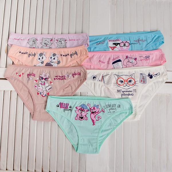 Набор женских трусиков Nicoletta слипы L 7 шт. Разноцветный (3100)