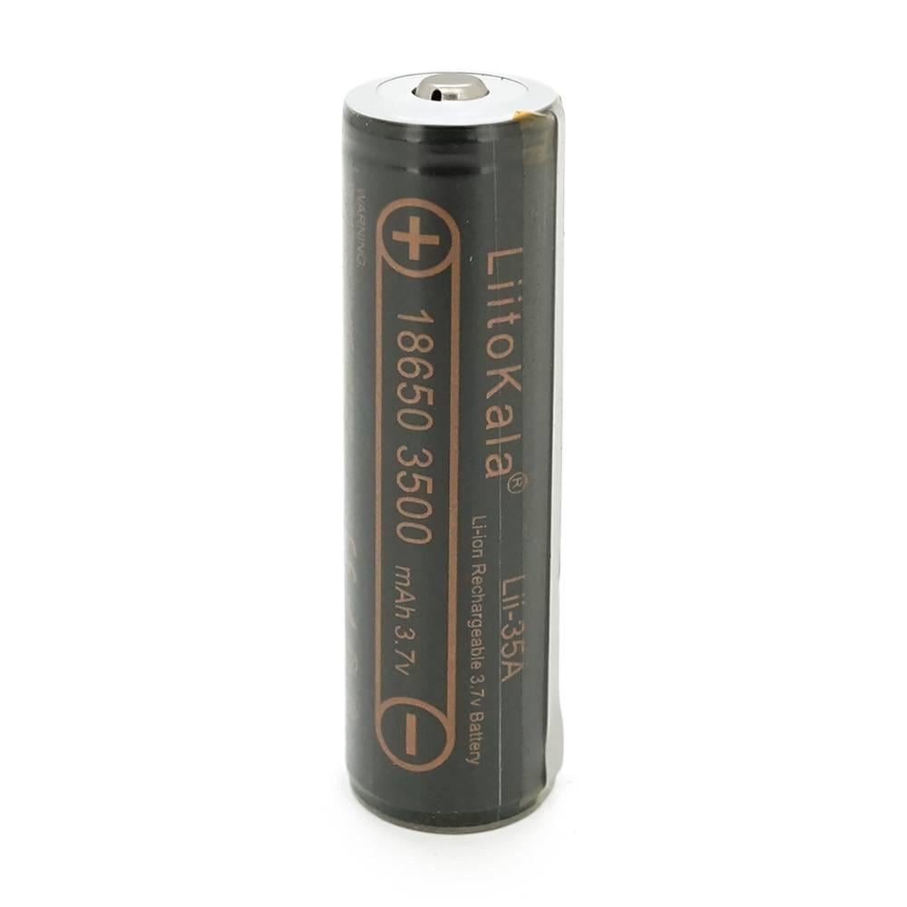 Акумулятор 18650 Li-Ion LiitoKala Lii-35A-PCB Protected 3500 mAh 3,7V Black (38696)