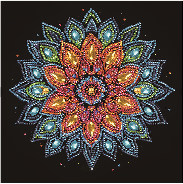 Алмазная мозаика Brushme Flower 25x25 см (DBS52210)