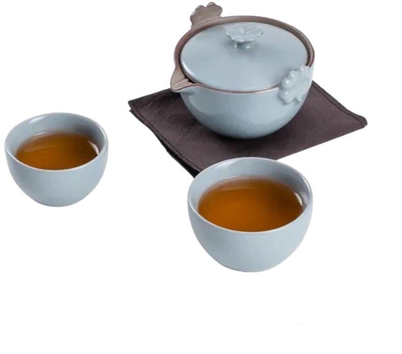 Чайний набір китайський для подорожей портативний із 4 пр. (6399991888) Чайний набір китайський для подорожей портативний із 4 пр. (6399991888)