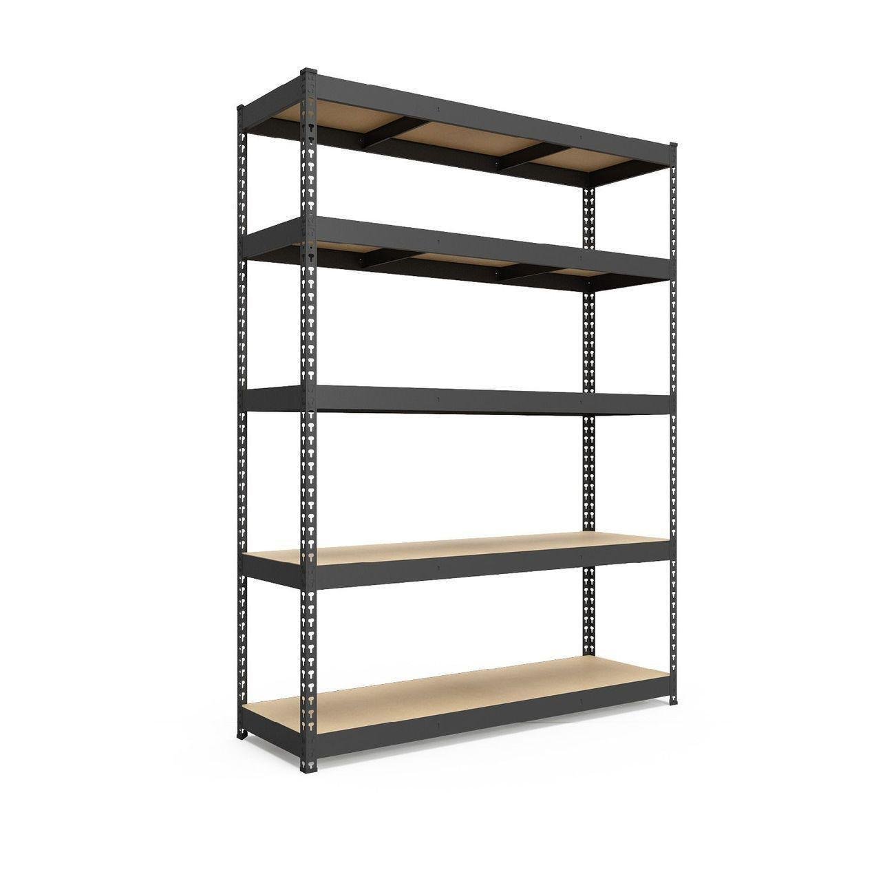 Стелаж Меткас Титан КД ДСП фарбований металевий 250 кг/полицю 5 полиць 2160x1800x700 мм (2842043739)