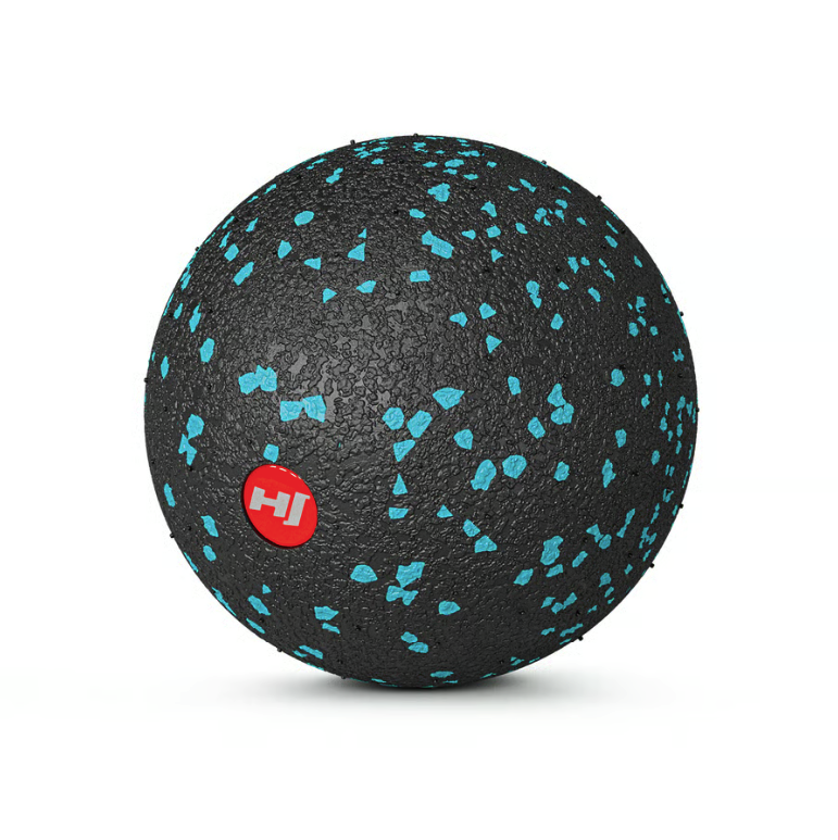 Масажний м'яч EPP Hop-Sport HS-S008MBB 80 мм Чорно-синій (4910) - фото 2