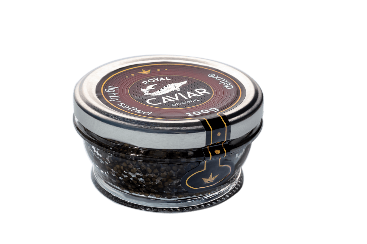 Ікра зерниста осетрових Royal Caviar De Luxe 100 г (4820250310225)