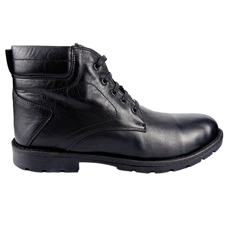 Ботинки мужские кожаные зимние N-001581 p. 43 27,5-28 см Черный