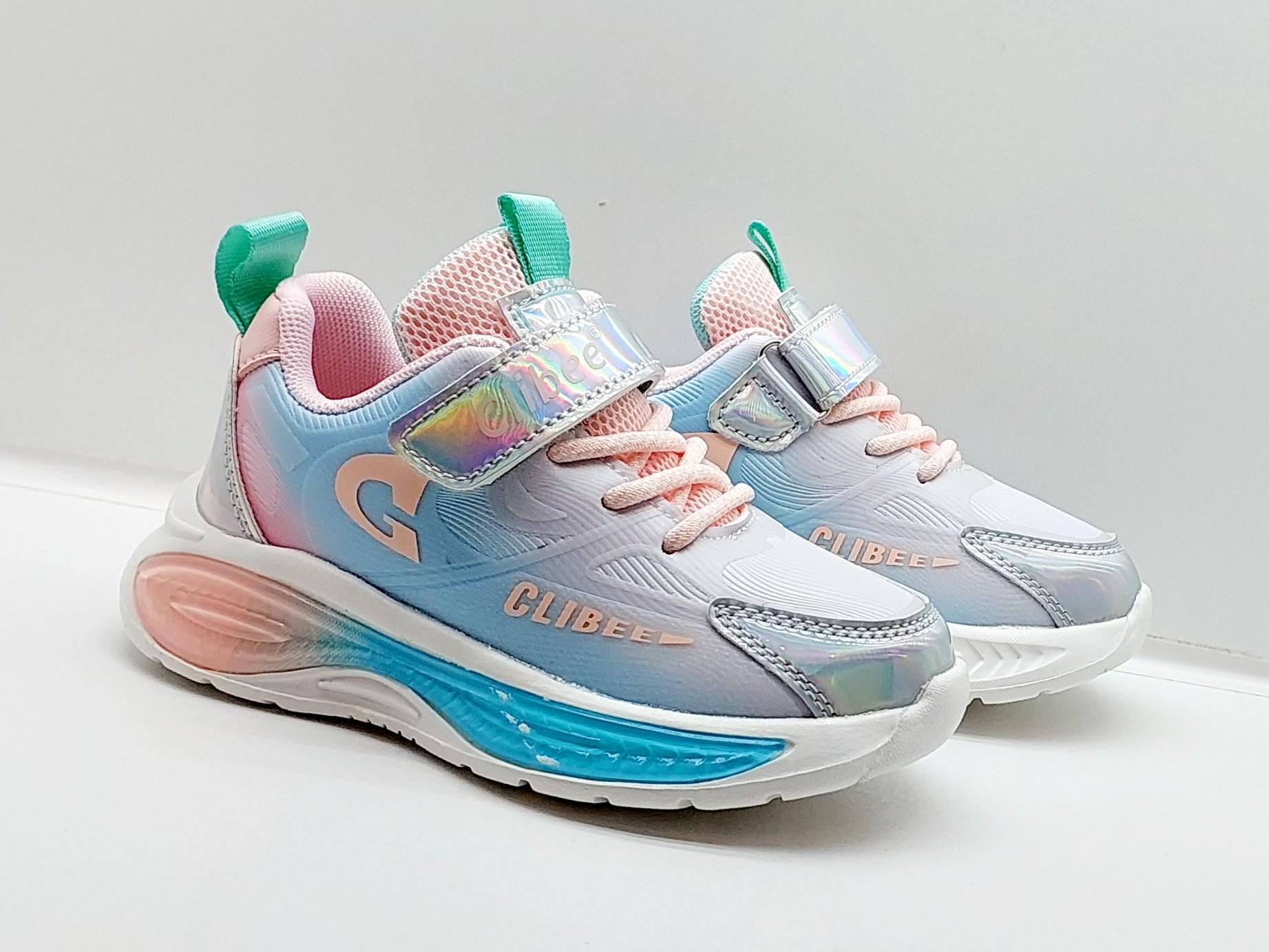 Кросівки Clibee 371PS р. 28 Pink/Silver