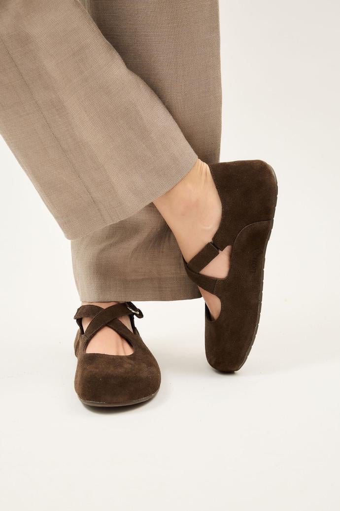 Балетки ALLSY 200184 р. 39 Коричневый (21349_39)