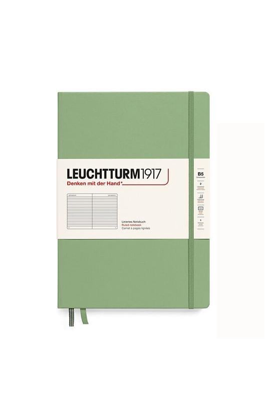 Блокнот Leuchtturm1917 Composition B5 Sage лінія (366173)