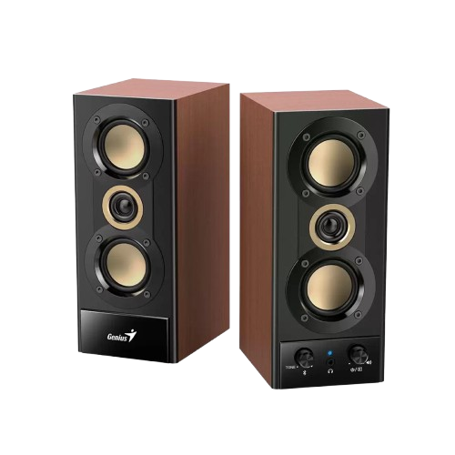 Акустическая система с деревянным корпусом Genius SP-HF520BT 20 Вт Bluetooth 5.3 Wood (31730051401)