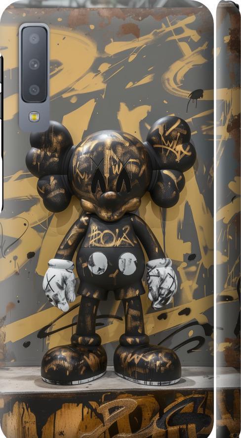 Чехол на Samsung Galaxy A7 (2018) A750F Bronze kaws (6097m-1582-42517)