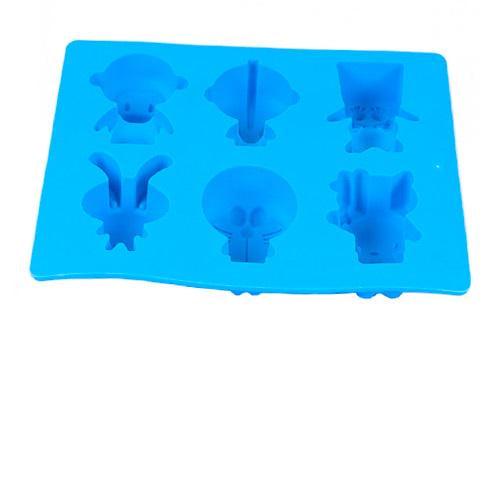 Форма для кексов/пирожных/льда/конфет Животные силиконовая (2333)