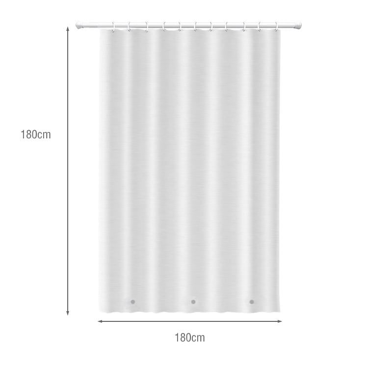 Шторка для ванной комнаты Bathlux водонепроницаемая с кольцами 180x180 см (1860120269) - фото 7