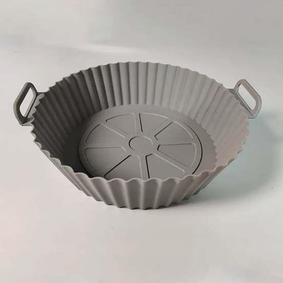 Форма силіконова для аерогрилів та аерофритюрниць Сірий (S-512) Форма силіконова для аерогрилів та аерофритюрниць Сірий (S-512)