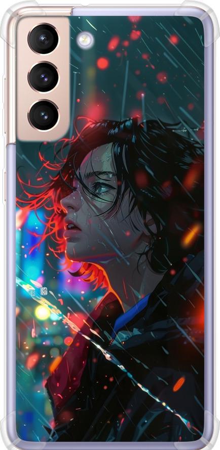 Чехол на Samsung Galaxy S21 Ночные огни (6096sp-2114-42517)
