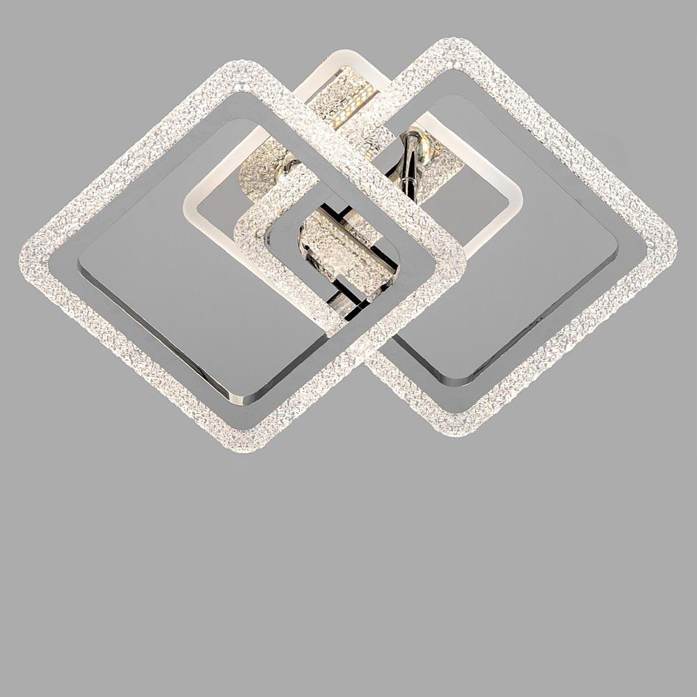 Люстра потолочная светодиодная Lighthouse SC-19135/2C CR 3000-6500K 52W/18W без пульта 460х310х120 мм Хром Люстра потолочная светодиодная Lighthouse SC-19135/2C CR 3000-6500K 52W/18W без пульта 460х310х120 мм Хром