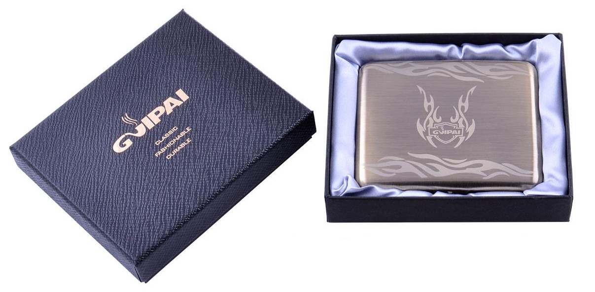 Портсигар Haze с подарочной упаковкой на 20 сигарет (№XT-4984-3)