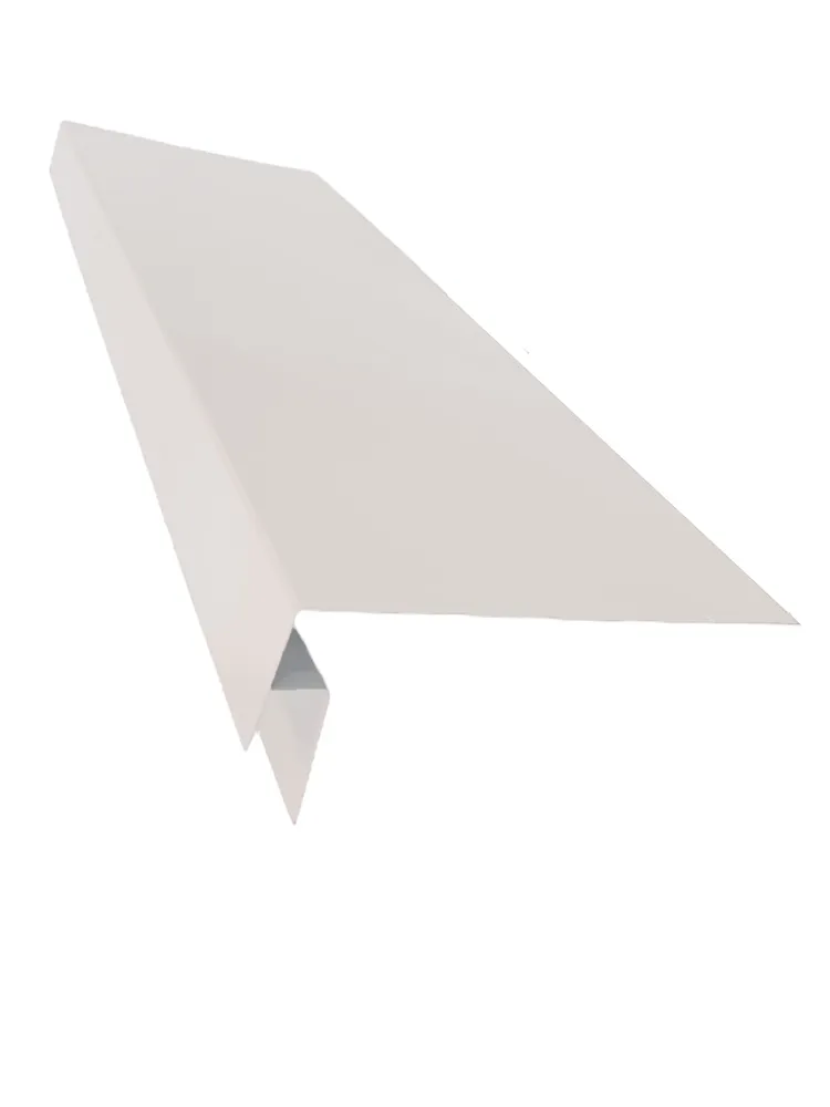 Планка лобова для покрівлі SIMBUD метал глянець 2000 мм 0,45 мм RAL9003 (7182632)