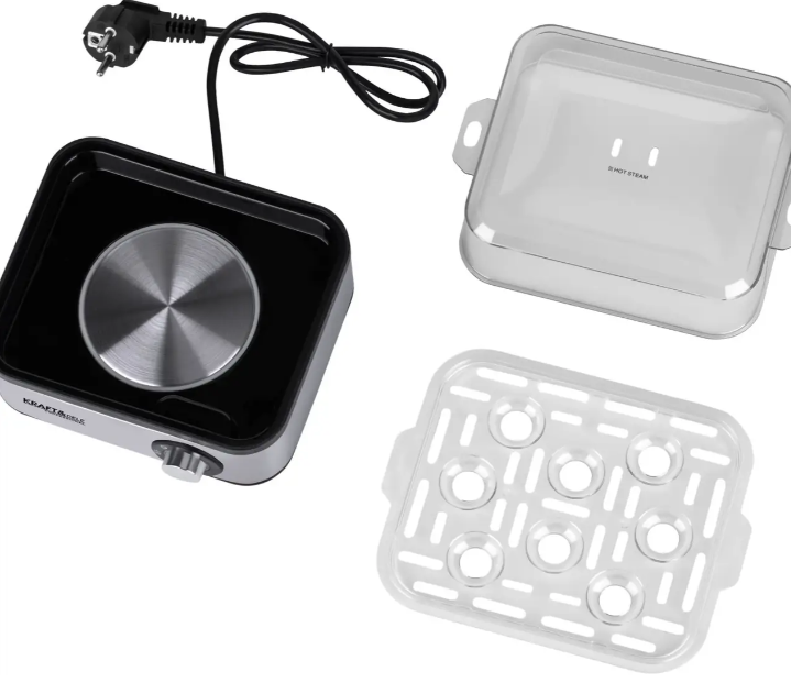 Яйцеварка електрична Kraft&Dele KD4118 500 Вт на 8 яєць Сріблястий (29599621) - фото 8 Яйцеварка електрична Kraft&Dele KD4118 500 Вт на 8 яєць Сріблястий (29599621) - фото 8