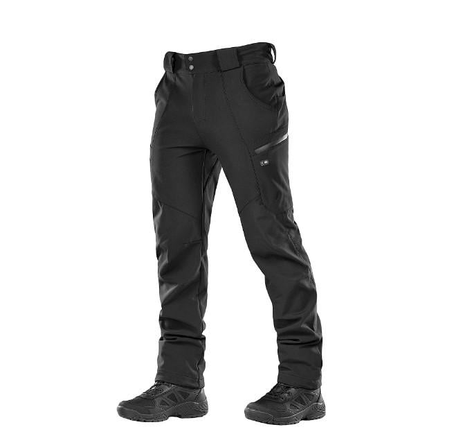 Брюки военные M-Tac Soft Shell Winter XL Black (AN011885)
