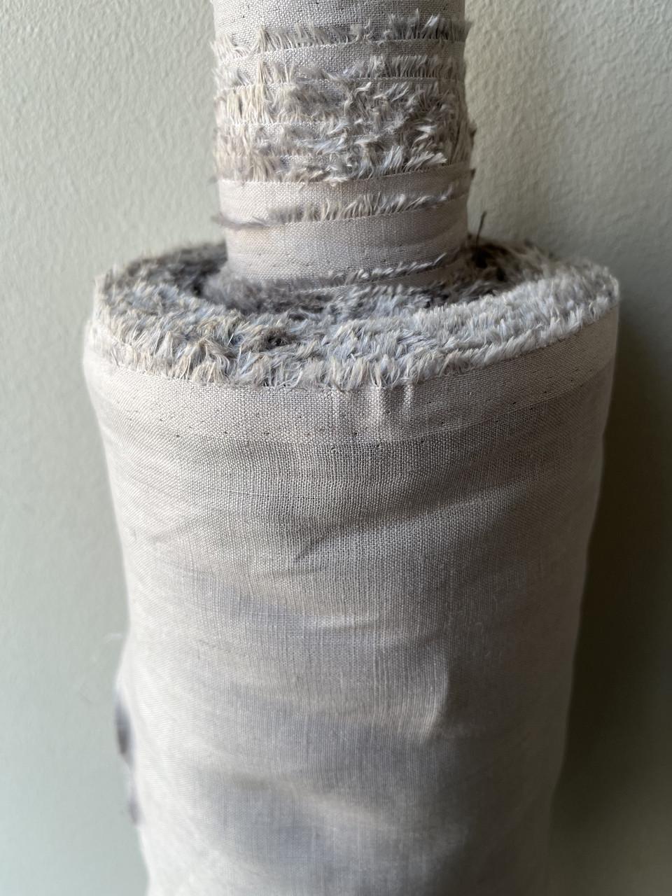 Тканина LINEN PLUS 100% льон 143 см 1292 Світло-сірий - фото 2 Тканина LINEN PLUS 100% льон 143 см 1292 Світло-сірий - фото 2