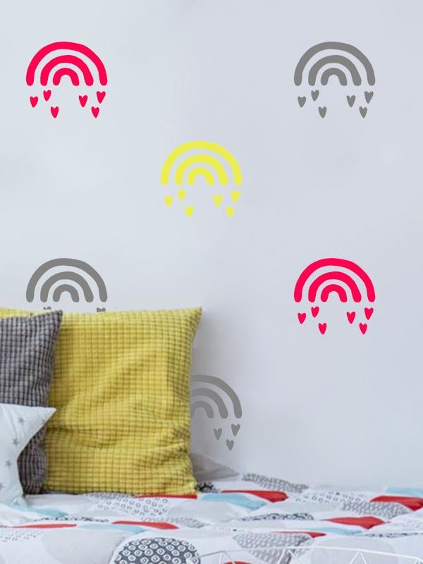 Трафарет многоразовый для стен Радуга 1 мм пластик 300х300 мм - фото 3