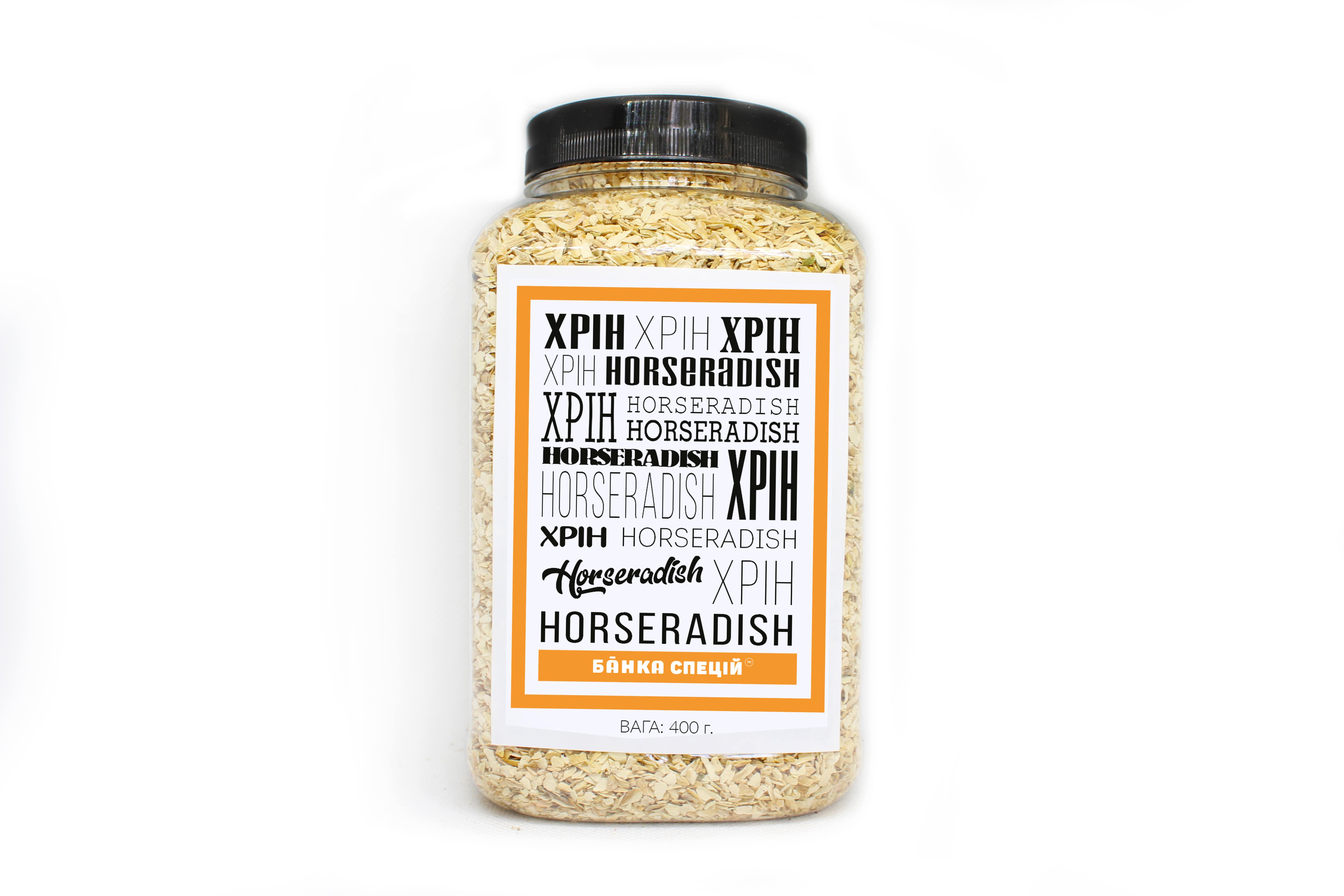 Приправа Хрен дробленый 400 г 50 шт.