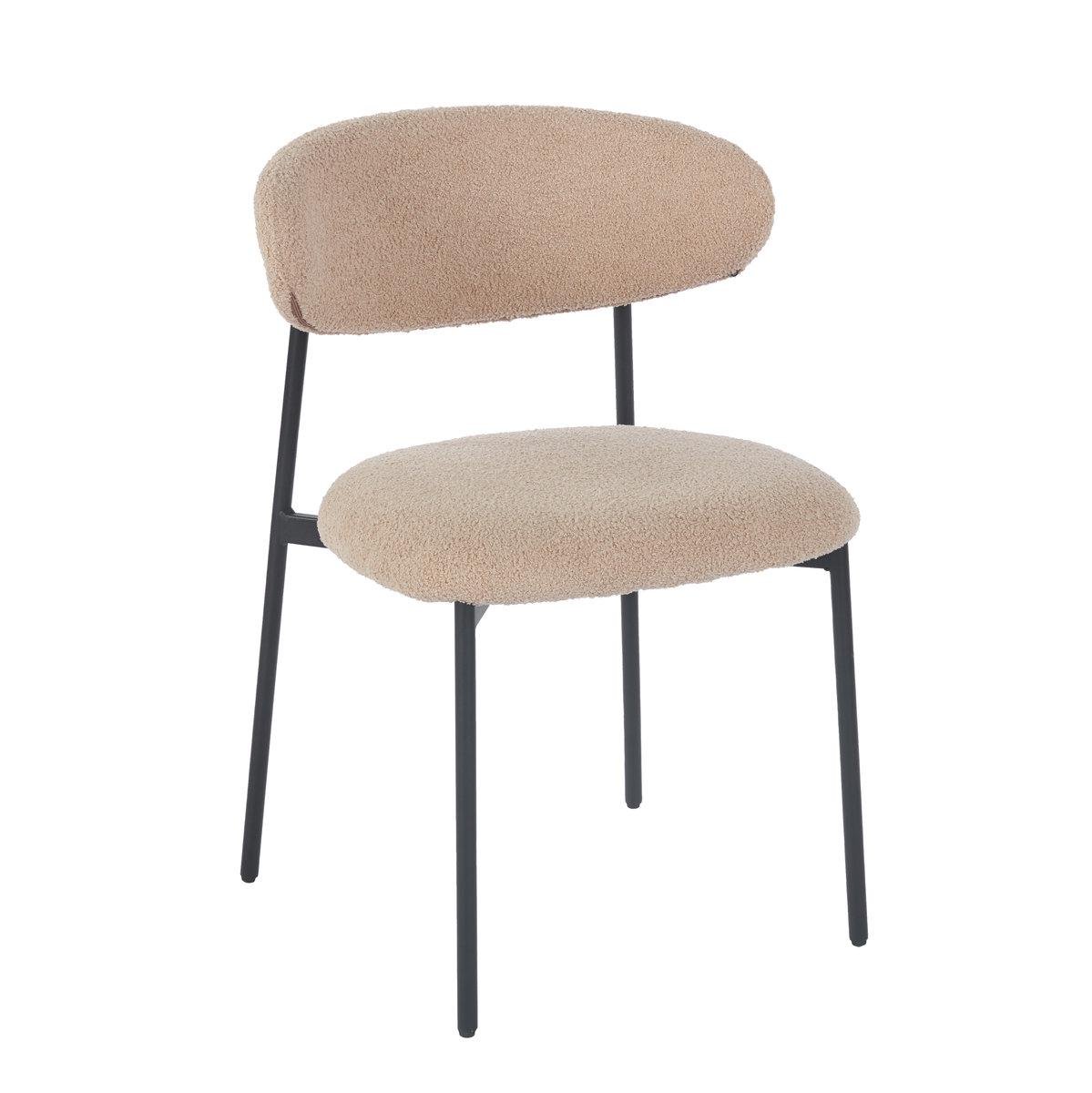 Стул Intarsio Amanda Черный/Бежежевый темный (28710902) Стул Intarsio Amanda Черный/Бежежевый темный (28710902)