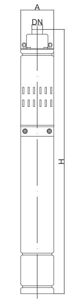 Насос шнековий глибинний Wisla 4QGD1,2-50-0,37 10 м - фото 3