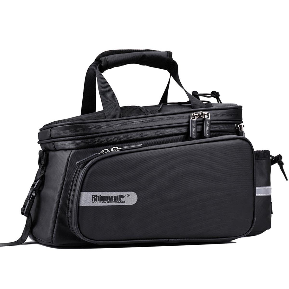 Велосумка на багажник Rhinowalk RK6100B 11-30 л матовый Черный (RWK-RK6100B-4457)