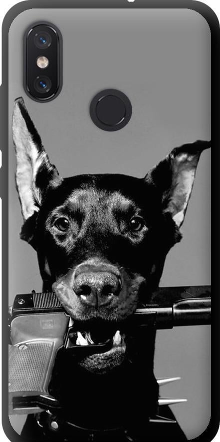 Чехол на Xiaomi Mi8 Доберман (2745b-1499-42517)