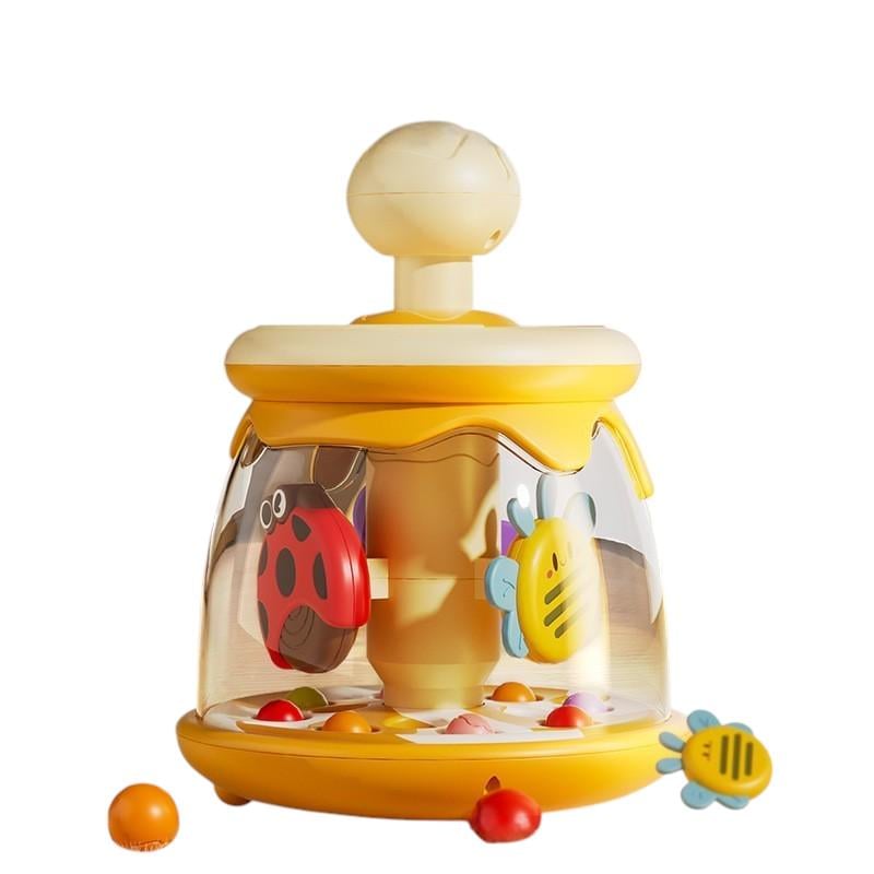 Детская игрушка Волчок с шариками Желтый