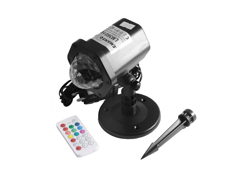 Проектор світлодіодний Lemanso LM36016 6 Вт 100-240 В IP65 RGBW (3770)