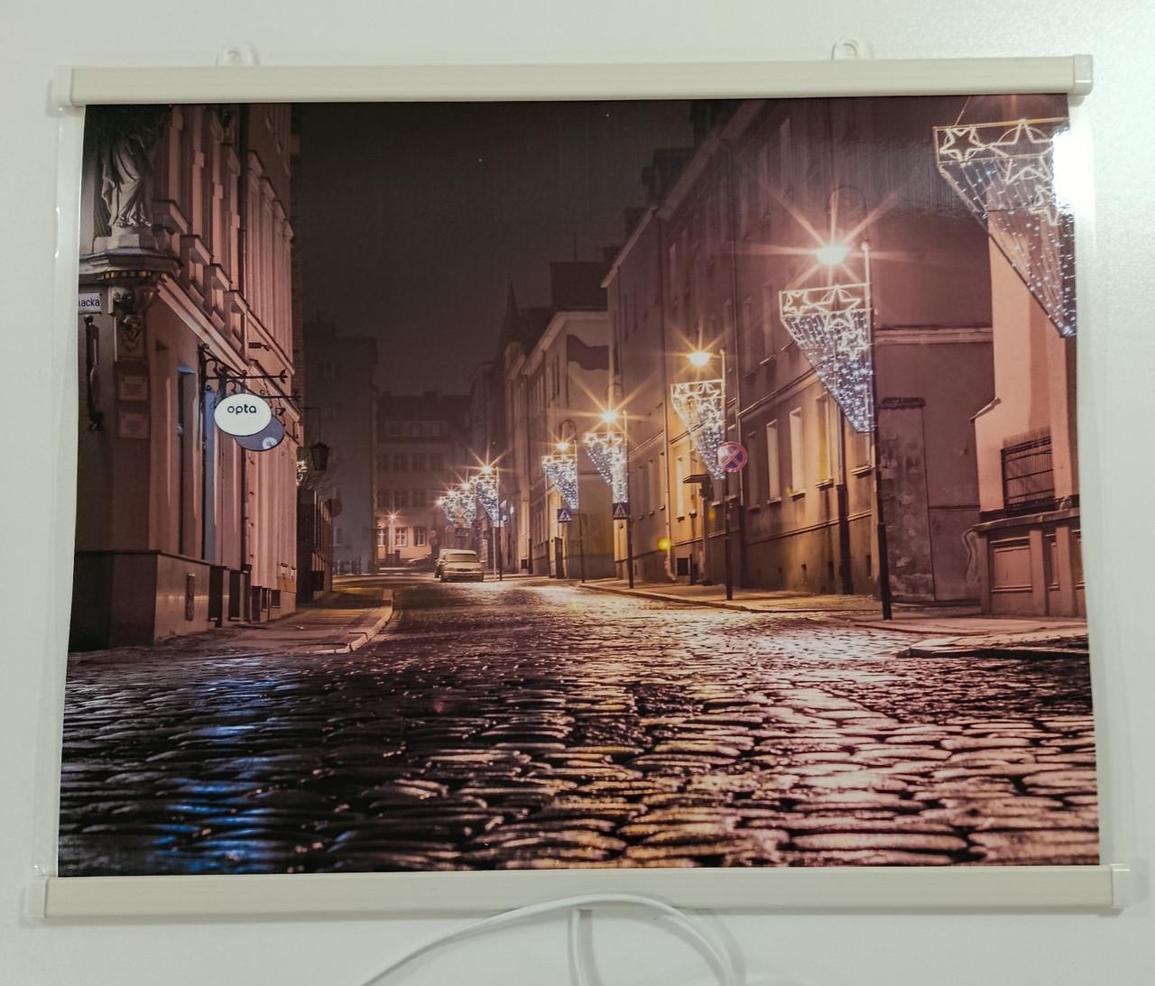 Обогреватель-картина настенный Вечерняя улица 63x50 см (wkr-10035) - фото 2 Обогреватель-картина настенный Вечерняя улица 63x50 см (wkr-10035) - фото 2