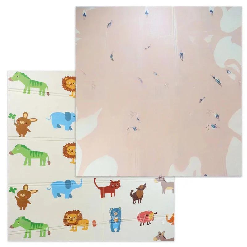 Термоковрик двусторонний для детей Животные и Лебеди 200х180 см (23457687907_633)