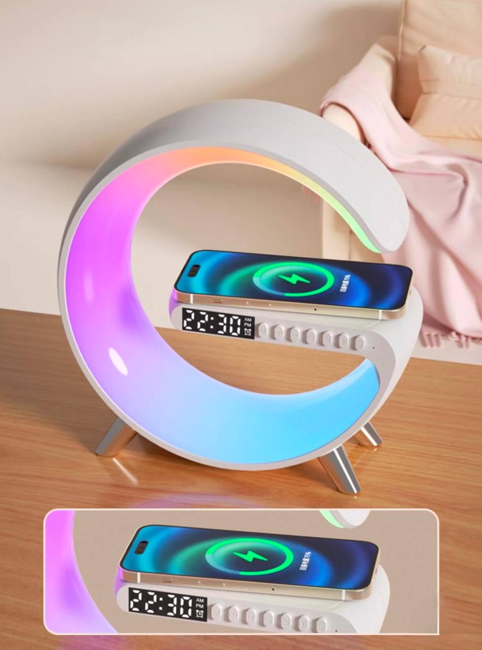 Настільна лампа смарт G63 RGB G-Smart Light з бездротовою зарядкою 10W та Bluetooth колонкою 15 см (1601001) - фото 8